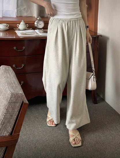 Linen Wide Pants