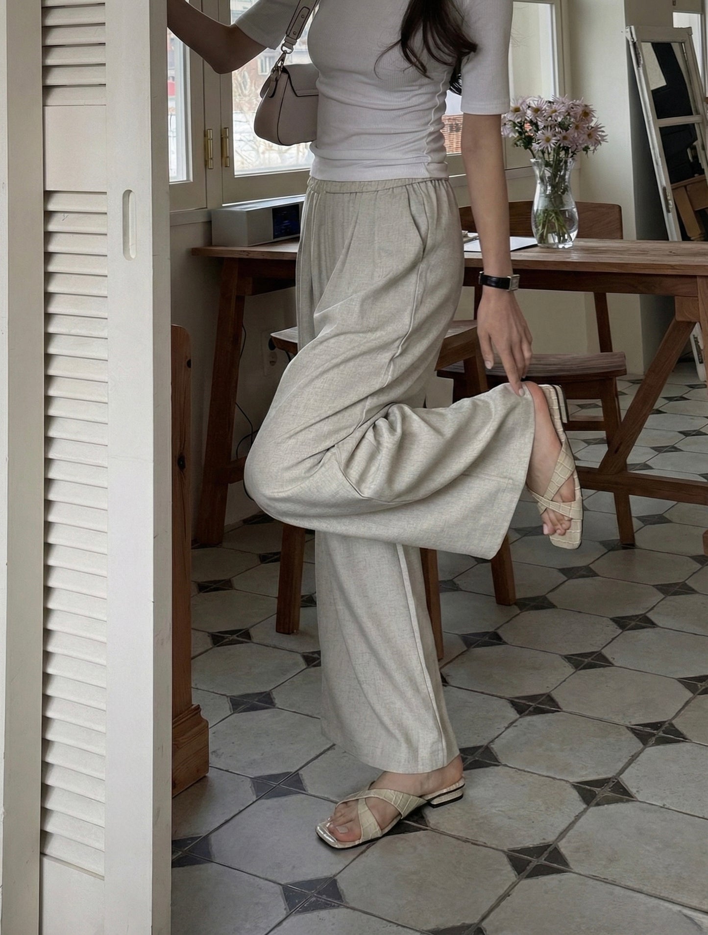 Linen Wide Pants