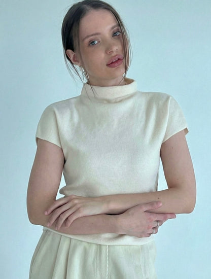 Short Sleeve Knit Top