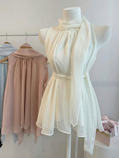 Chiffon Halter Top