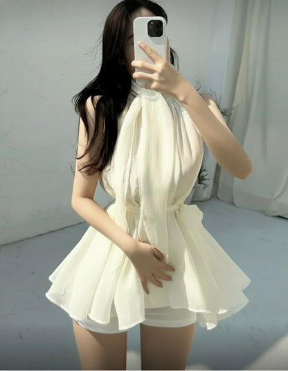 Chiffon Halter Top