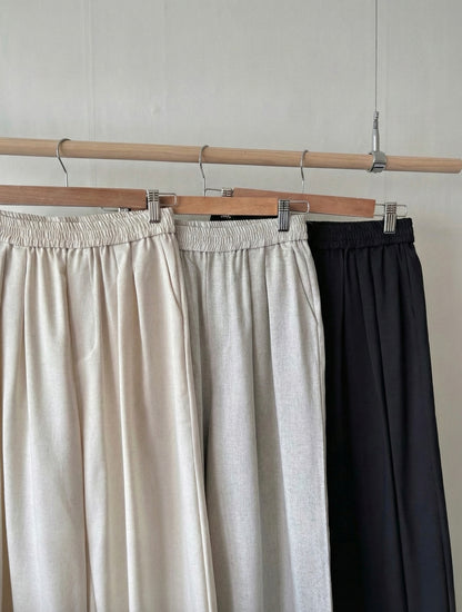Linen Wide Pants