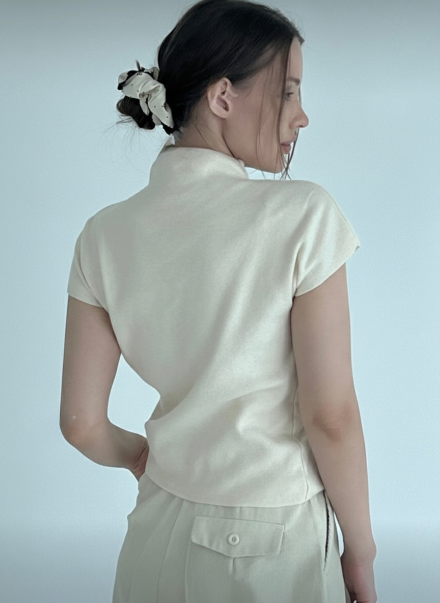 Short Sleeve Knit Top